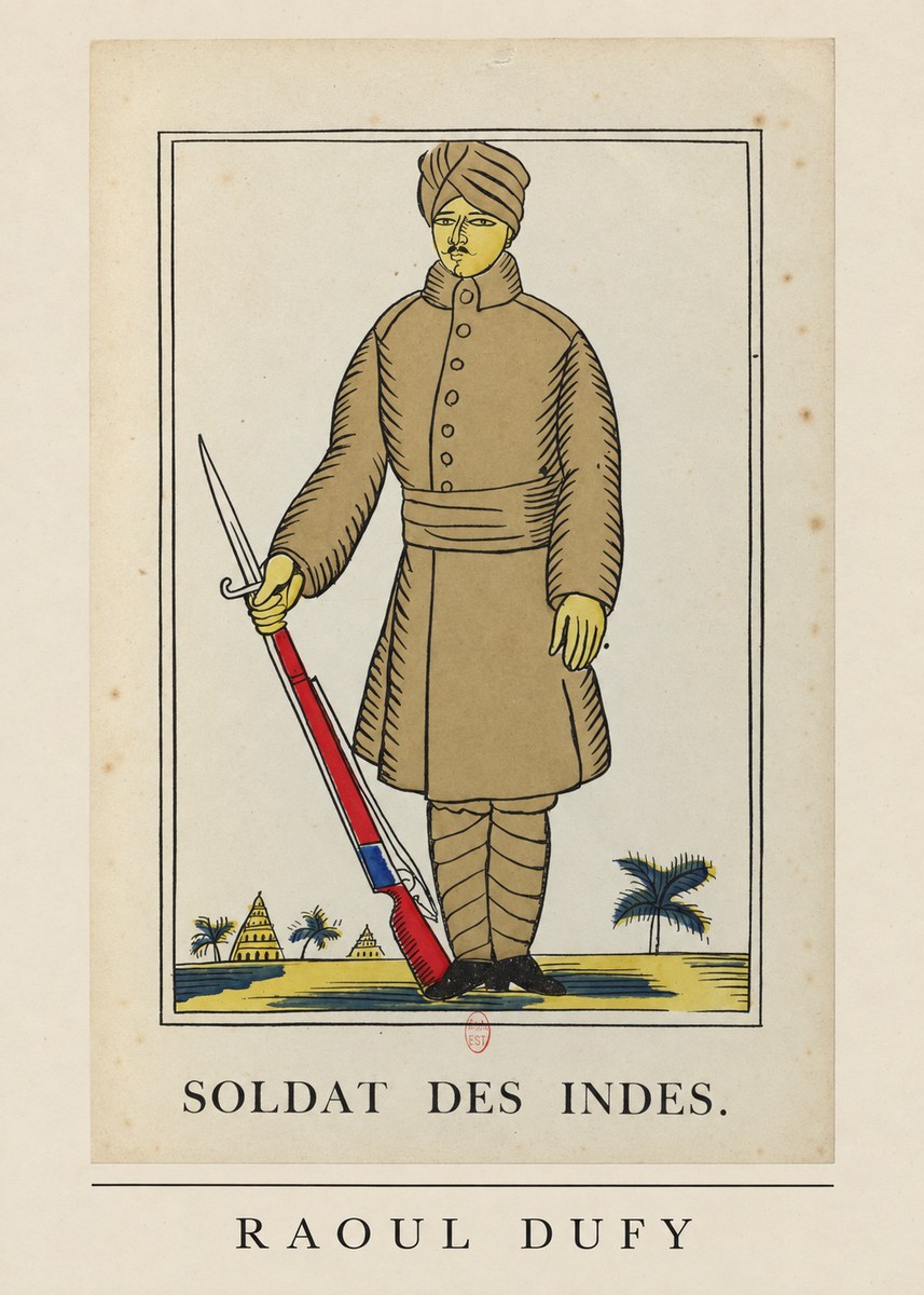Raoul Dufy Soldat Des Indes. No6 - Plakát