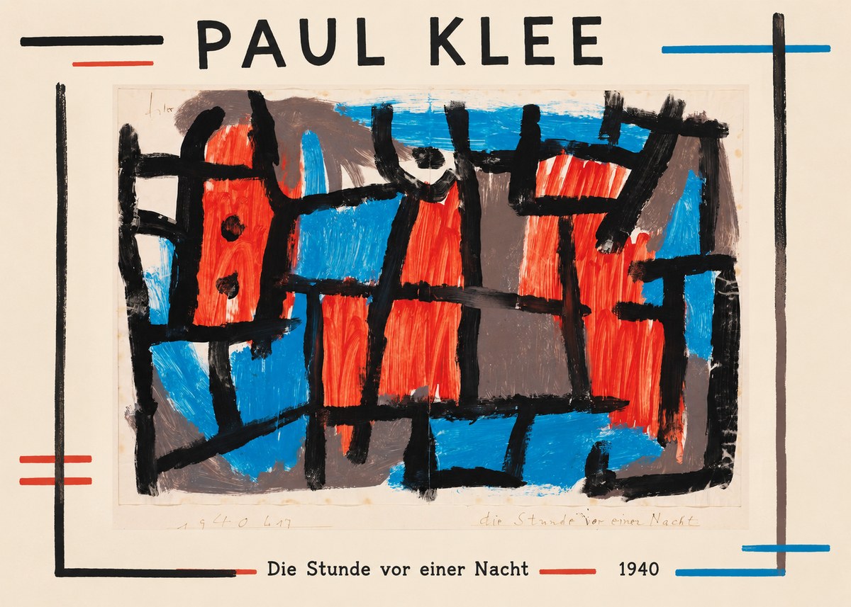 Paul Klee Die Stunde Vor Einer Nacht No1 - Plakát