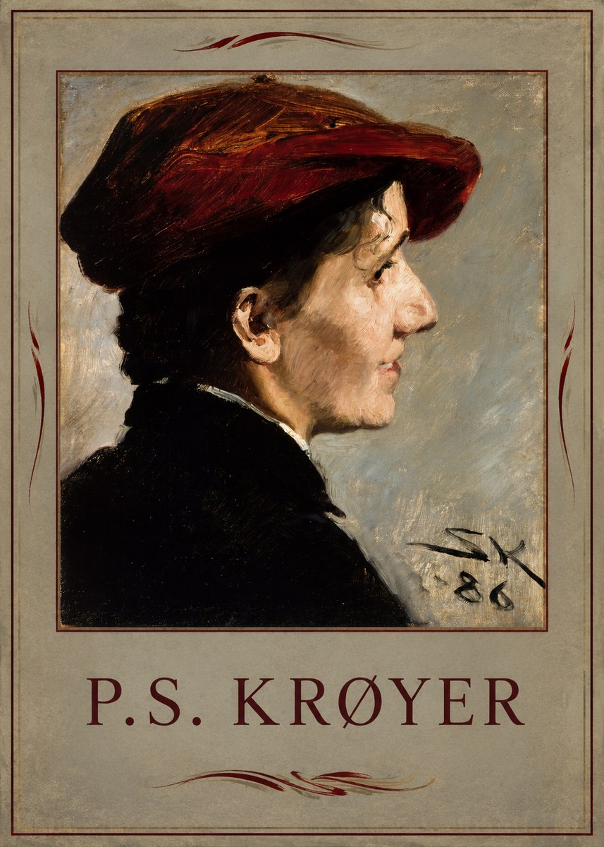 P.S. Krøyer Portrait of a Young Girl No4 - Plakát