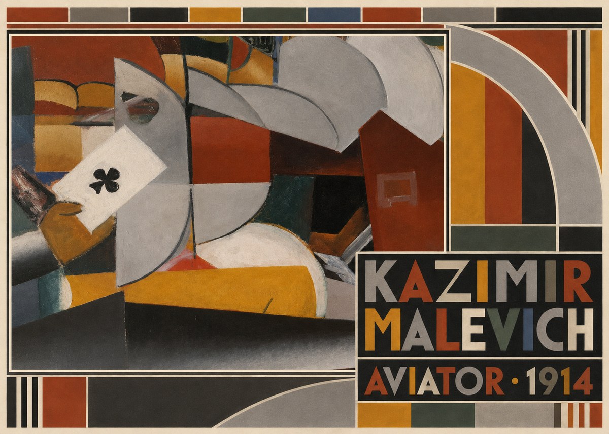 Kazimir Malevich Aviator No5 - Plakát