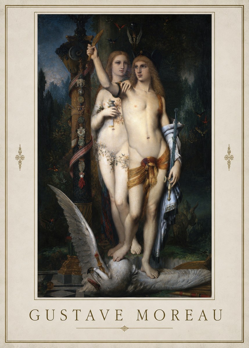 Gustave Moreau The Chimeras No1 - Plakát