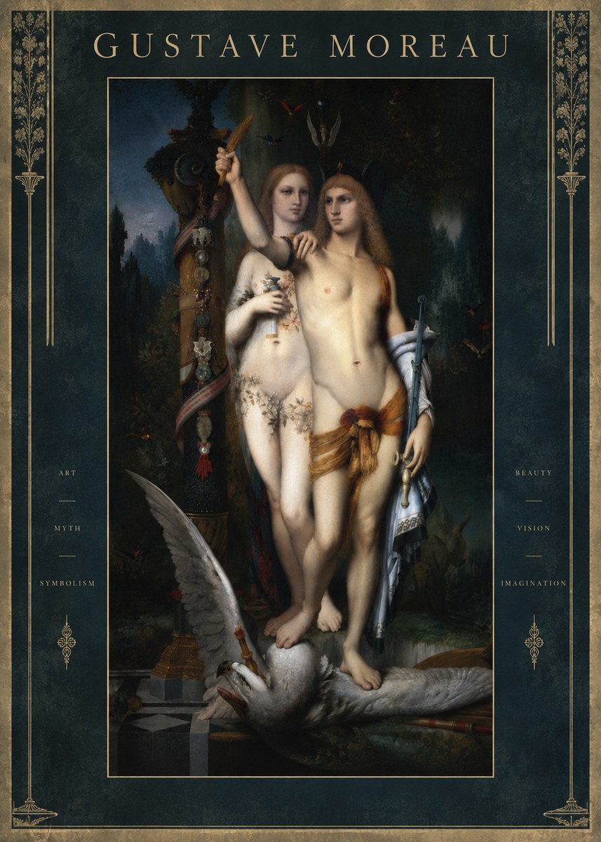 Gustave Moreau The Chimeras No5 - Plakát