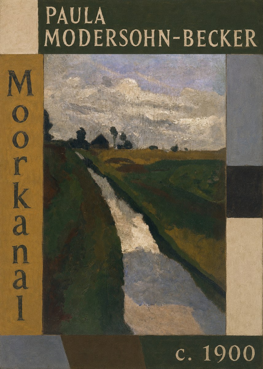 Paula Modersohn-Becker Moorkanal No6 - Plakát