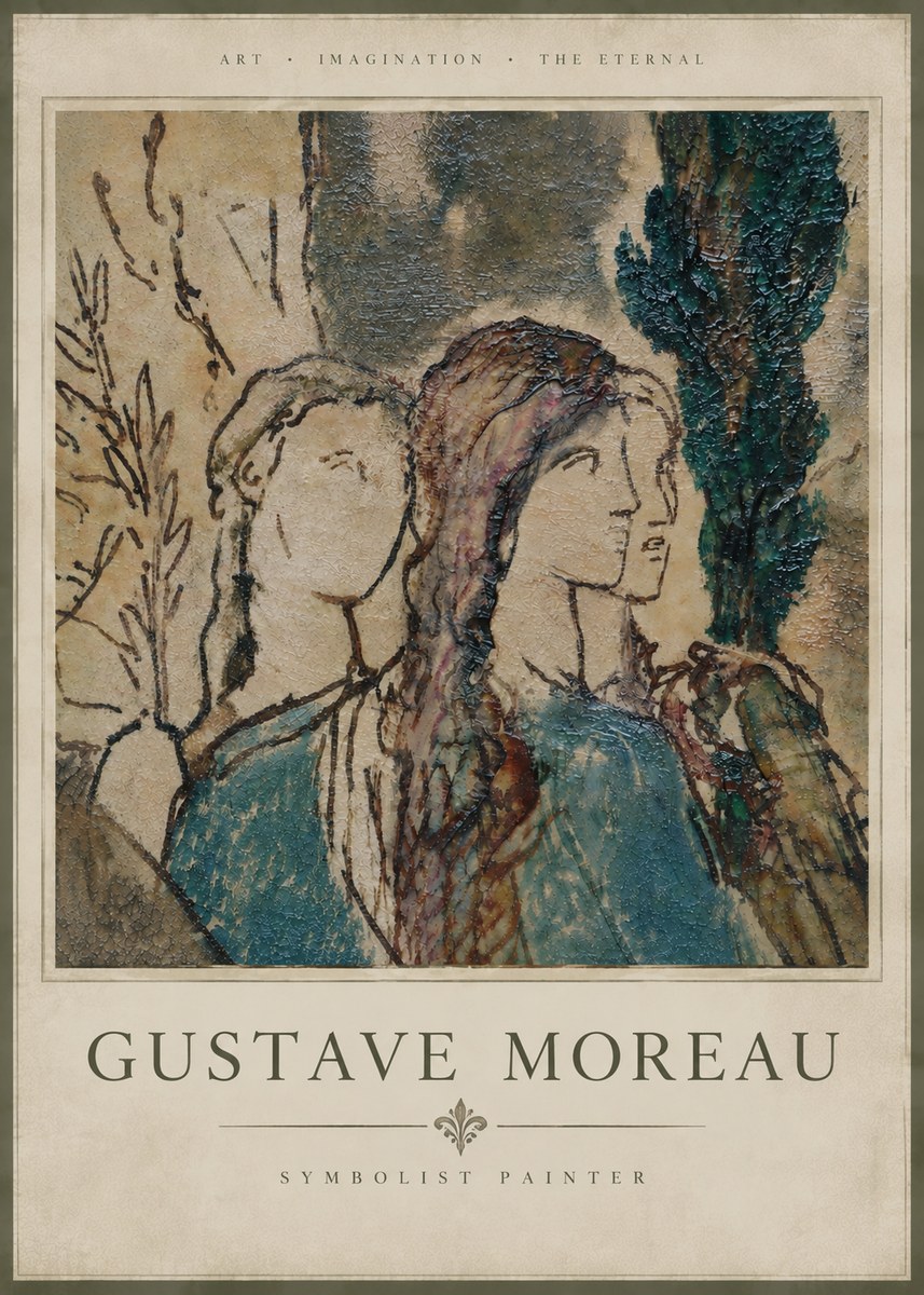 Gustave Moreau Untitled II No5 - Plakát