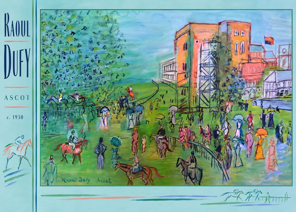 Raoul Dufy Ascot C. 1930 II No2 - Plakát