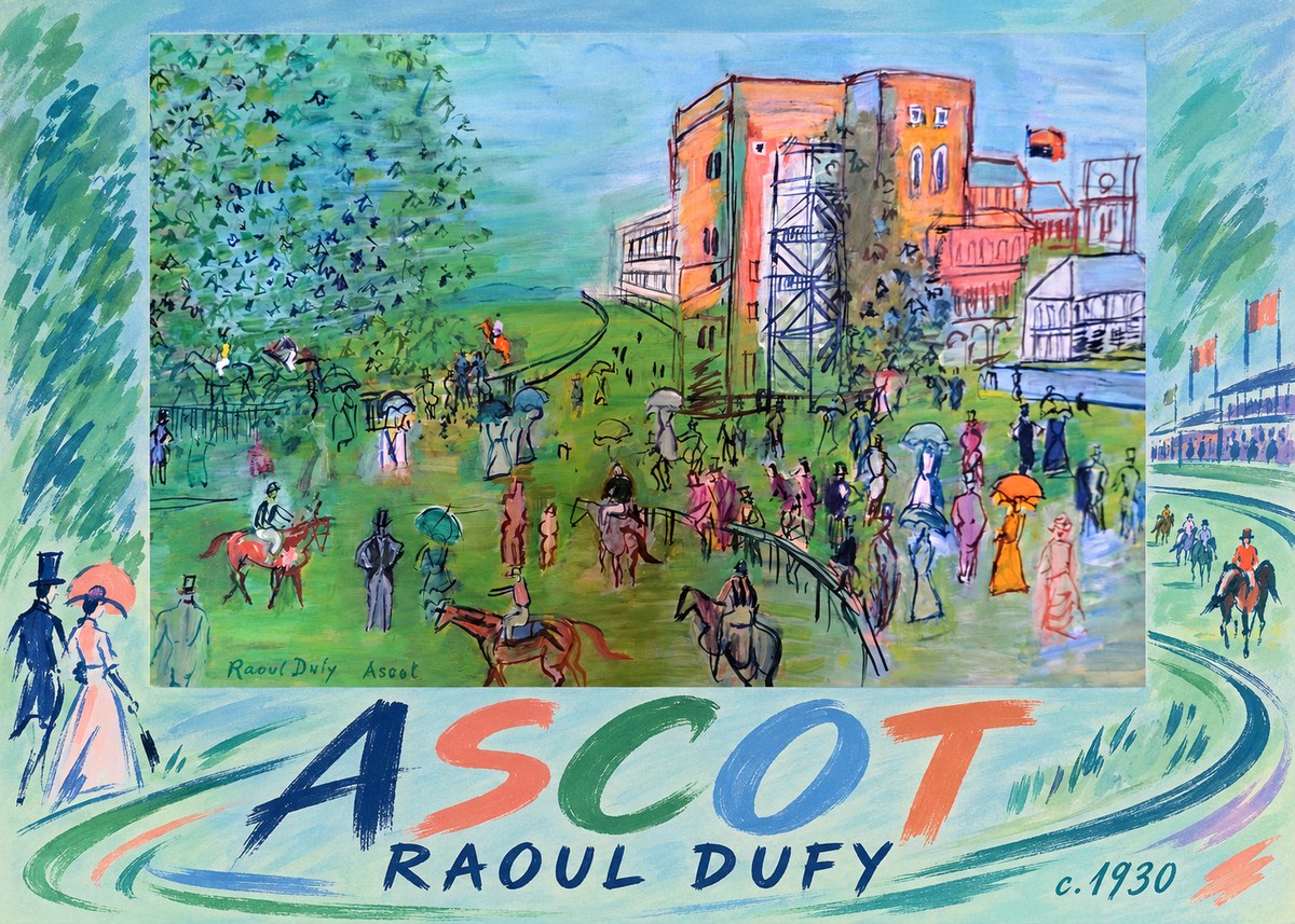 Raoul Dufy Ascot C. 1930 II No3 - Plakát