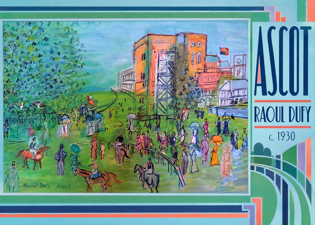 Raoul Dufy Ascot C. 1930 II No6 - Plakát