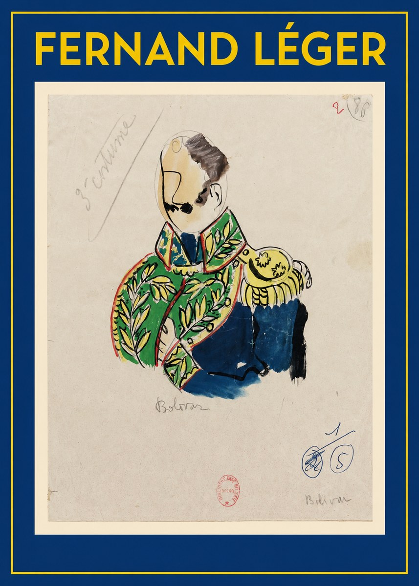 Fernand Léger Bolivar XII No1 - Plakát