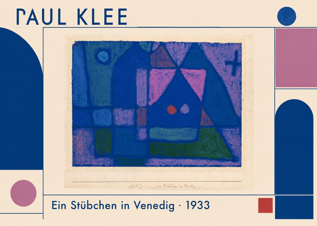 Paul Klee Ein Stübchen in Venedig No1 - Plakát