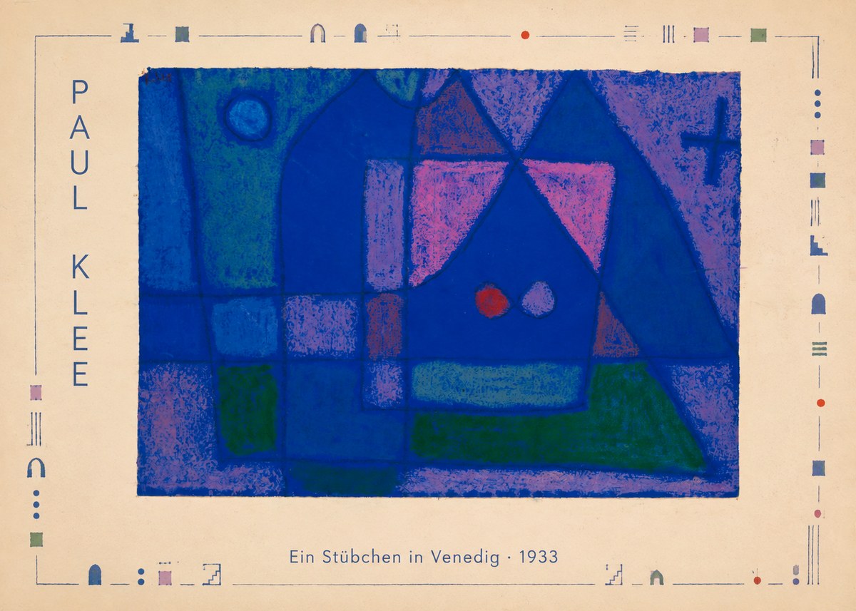Paul Klee Ein Stübchen in Venedig No4 - Plakát
