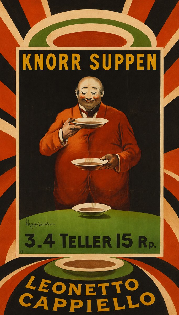 Leonetto Cappiello Knorr Suppen No4 - Plakát