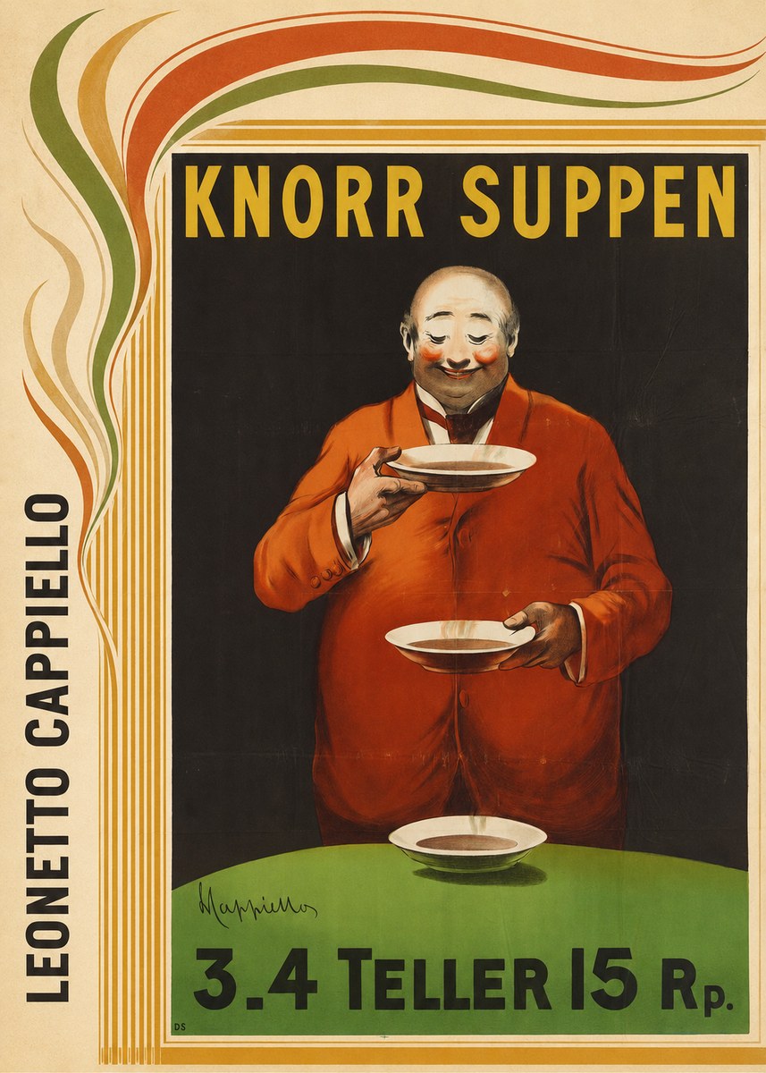 Leonetto Cappiello Knorr Suppen No5 - Plakát