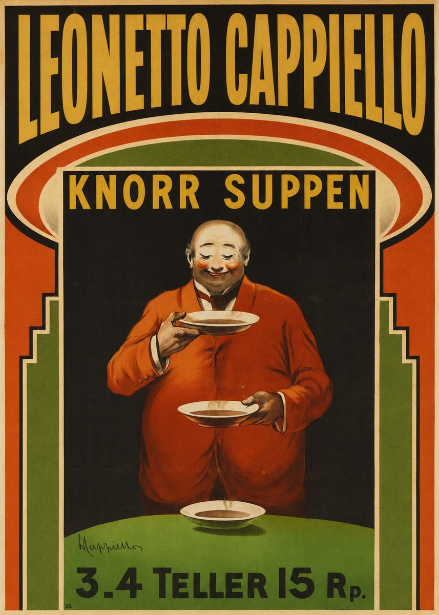 Leonetto Cappiello Knorr Suppen No6 - Plakát