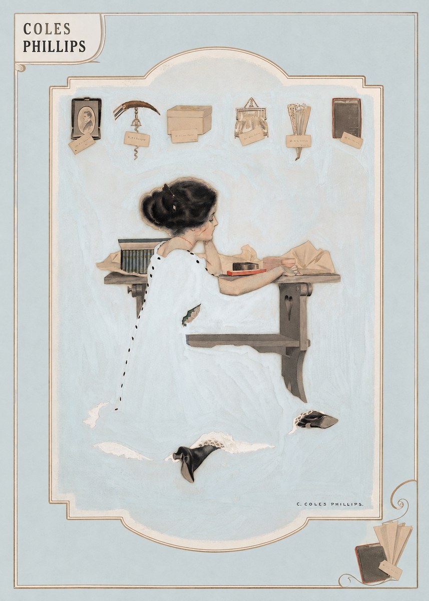 Coles Phillips Remembrance No4 - Plakát