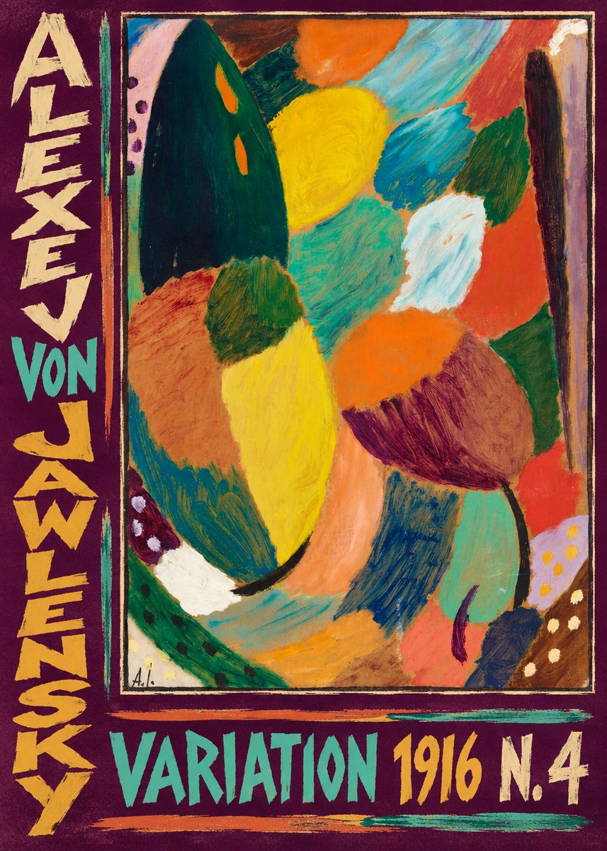 Alexej von Jawlensky Variation 1916 N.4 No5 - Plakát
