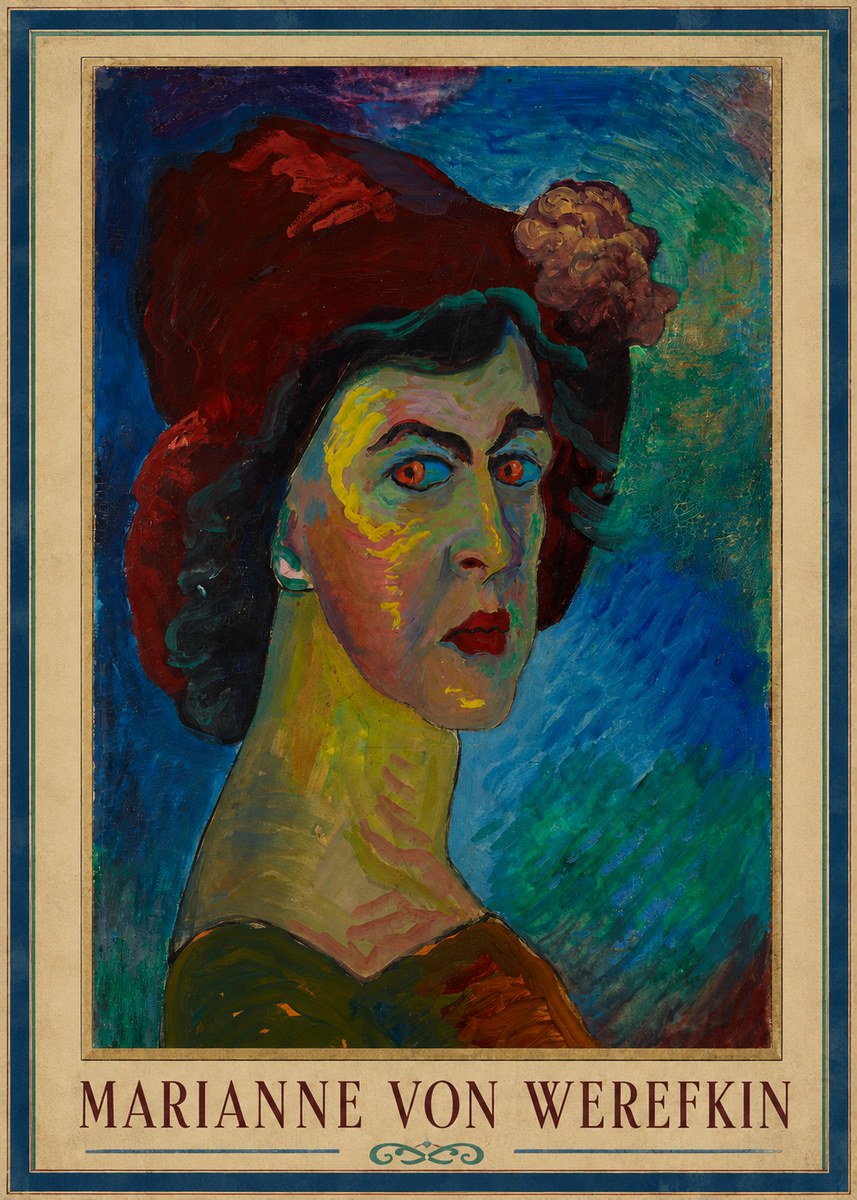 Marianne von Werefkin Self-portrait No1 - Plakát