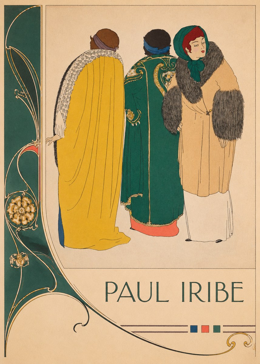 Paul Iribe Fashionable Figures No3 - Plakát