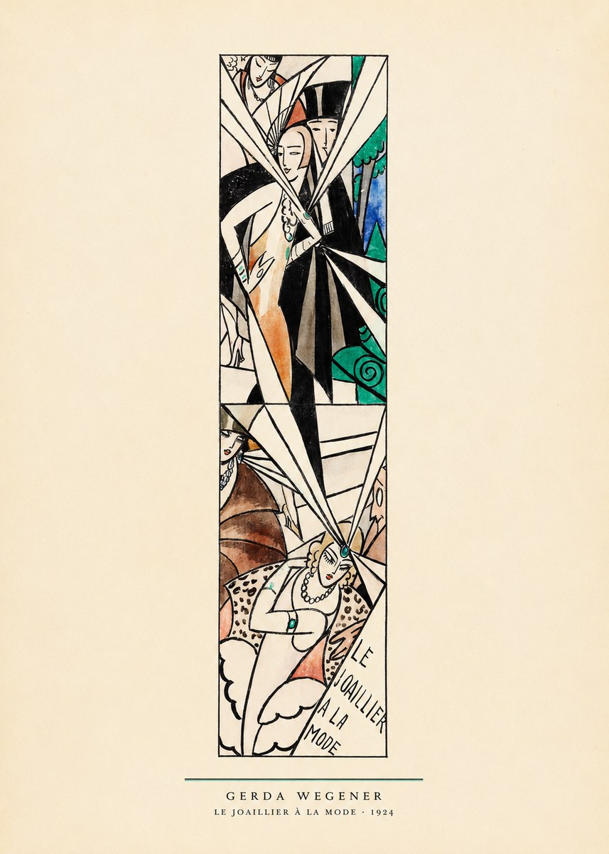Gerda Wegener Le Joaillier À La Mode No6 - Plakát