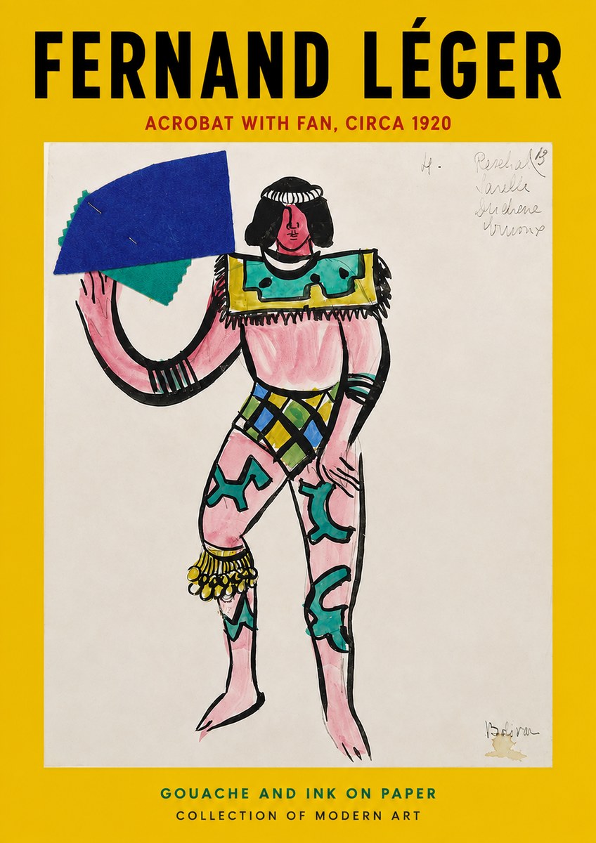 Fernand Léger Rechael Varea Duchene Breme No4 - Plakát