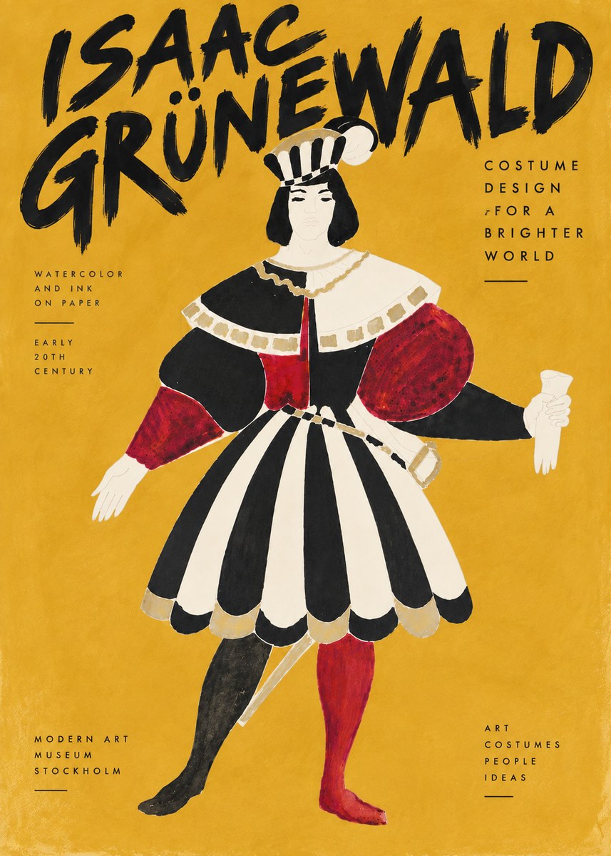Isaac Grünewald Costume Design XI No6 - Plakát