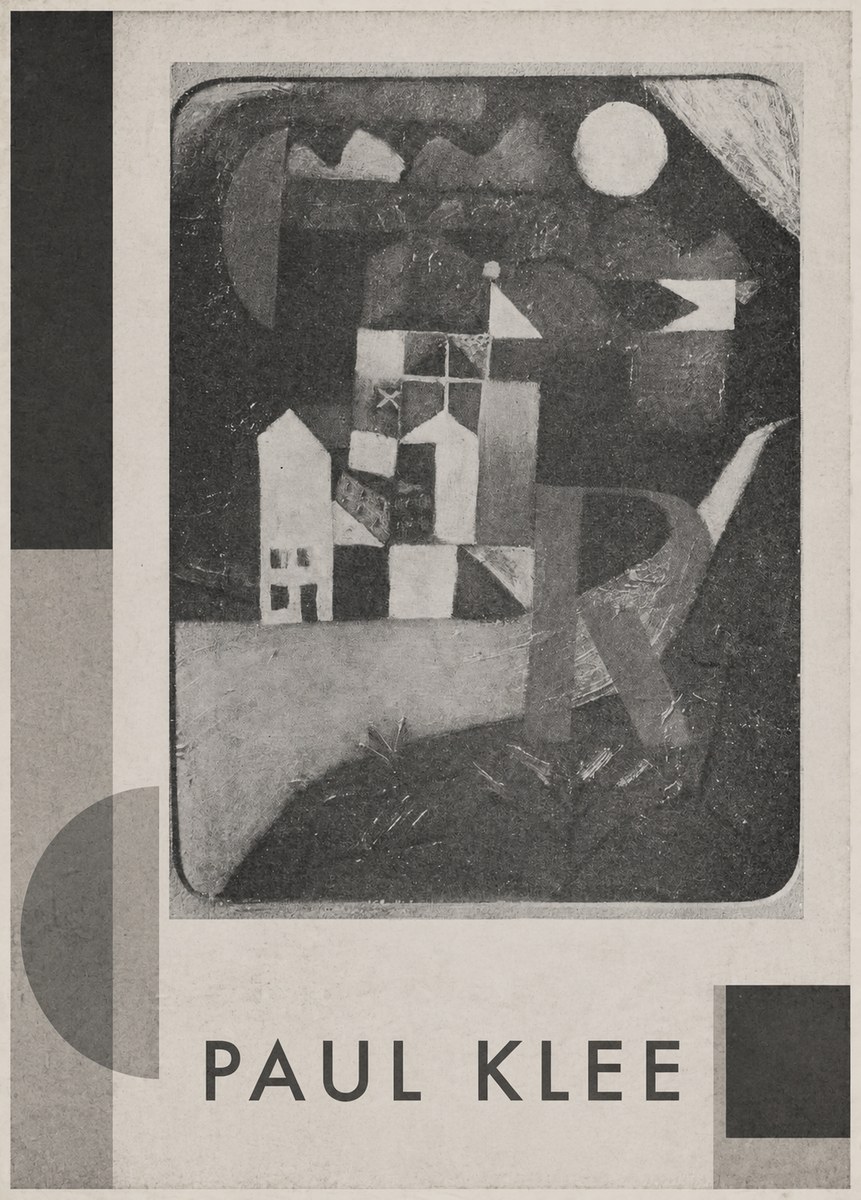 Paul Klee Village in the Mountains No3 - Plakát