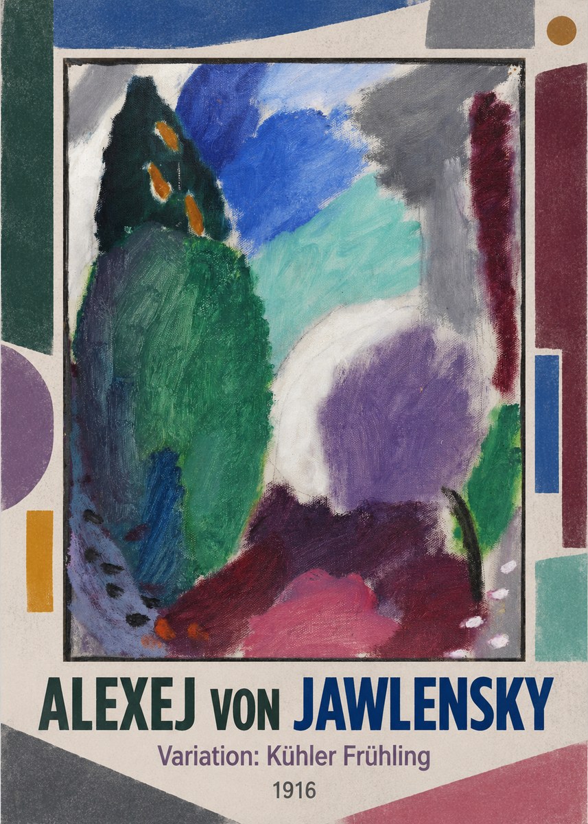 Alexej von Jawlensky Variation: Kühler Frühling No1 - Plakát