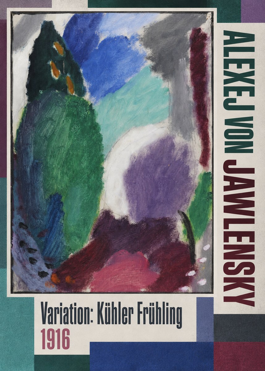 Alexej von Jawlensky Variation: Kühler Frühling No2 - Plakát