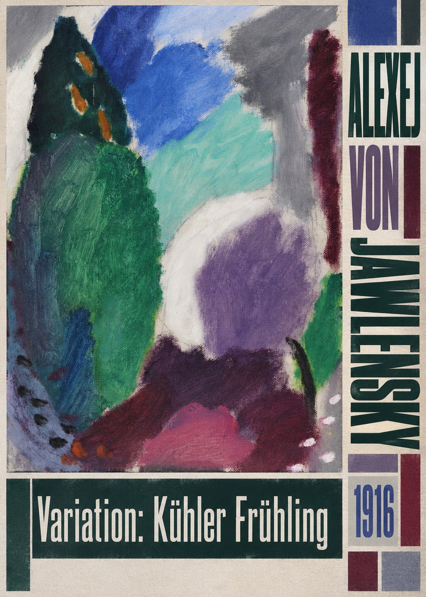 Alexej von Jawlensky Variation: Kühler Frühling No5 - Plakát