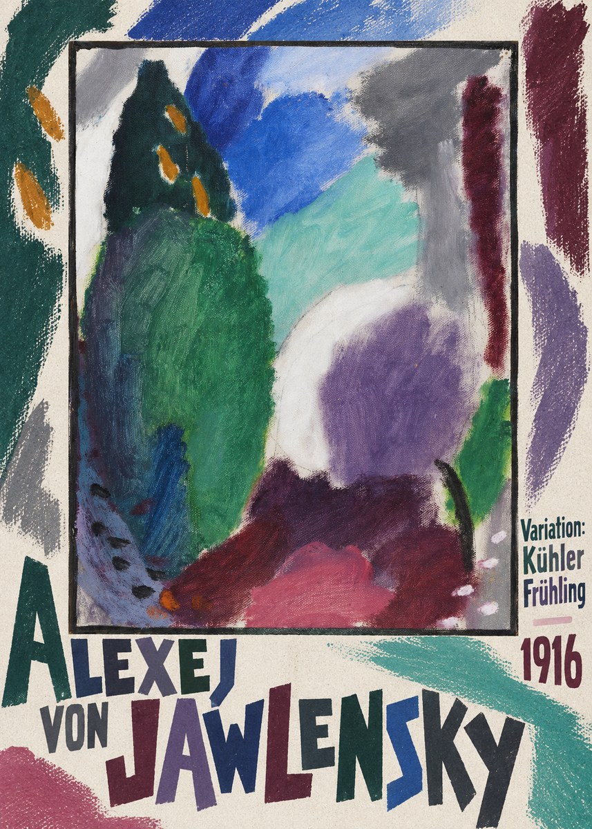 Alexej von Jawlensky Variation: Kühler Frühling No6 - Plakát