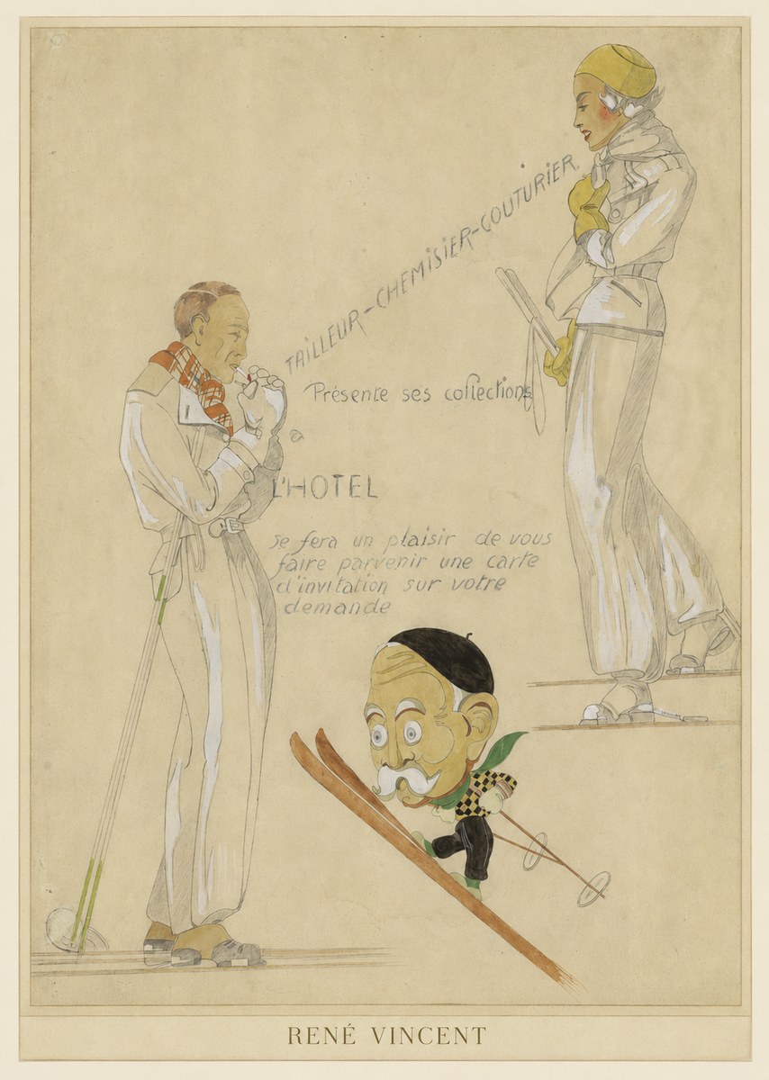 René Vincent Ttailleur-chemisier-couturier No3 - Plakát