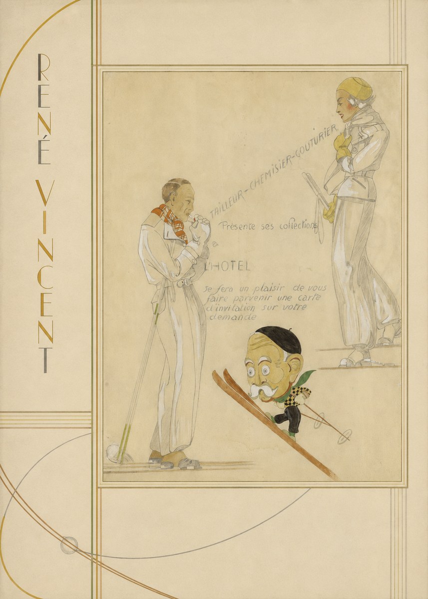 René Vincent Ttailleur-chemisier-couturier No4 - Plakát