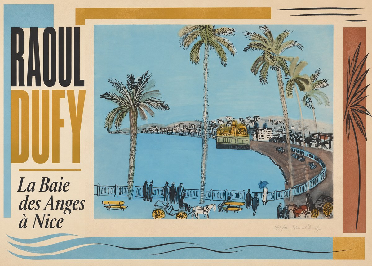 Raoul Dufy La Baie Des Anges À Nice No3 - Plakát