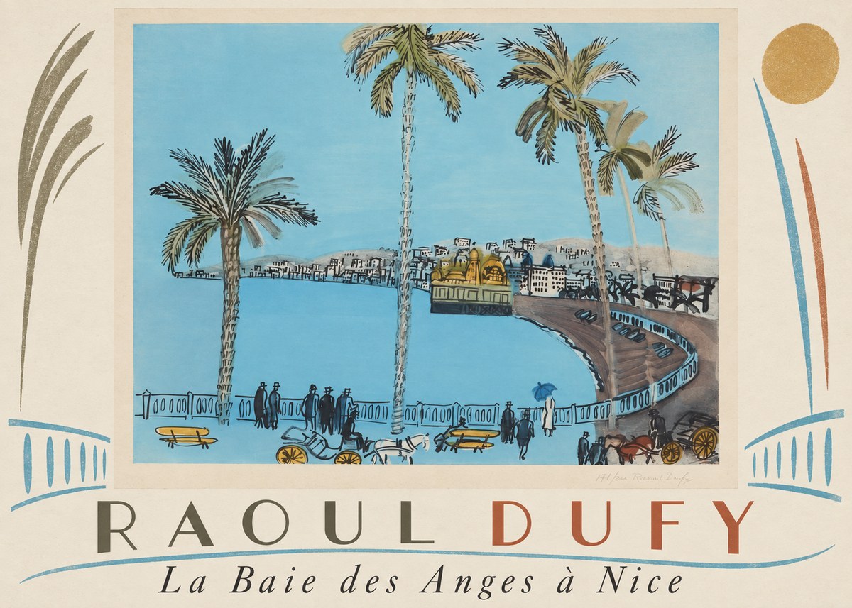Raoul Dufy La Baie Des Anges À Nice No5 - Plakát