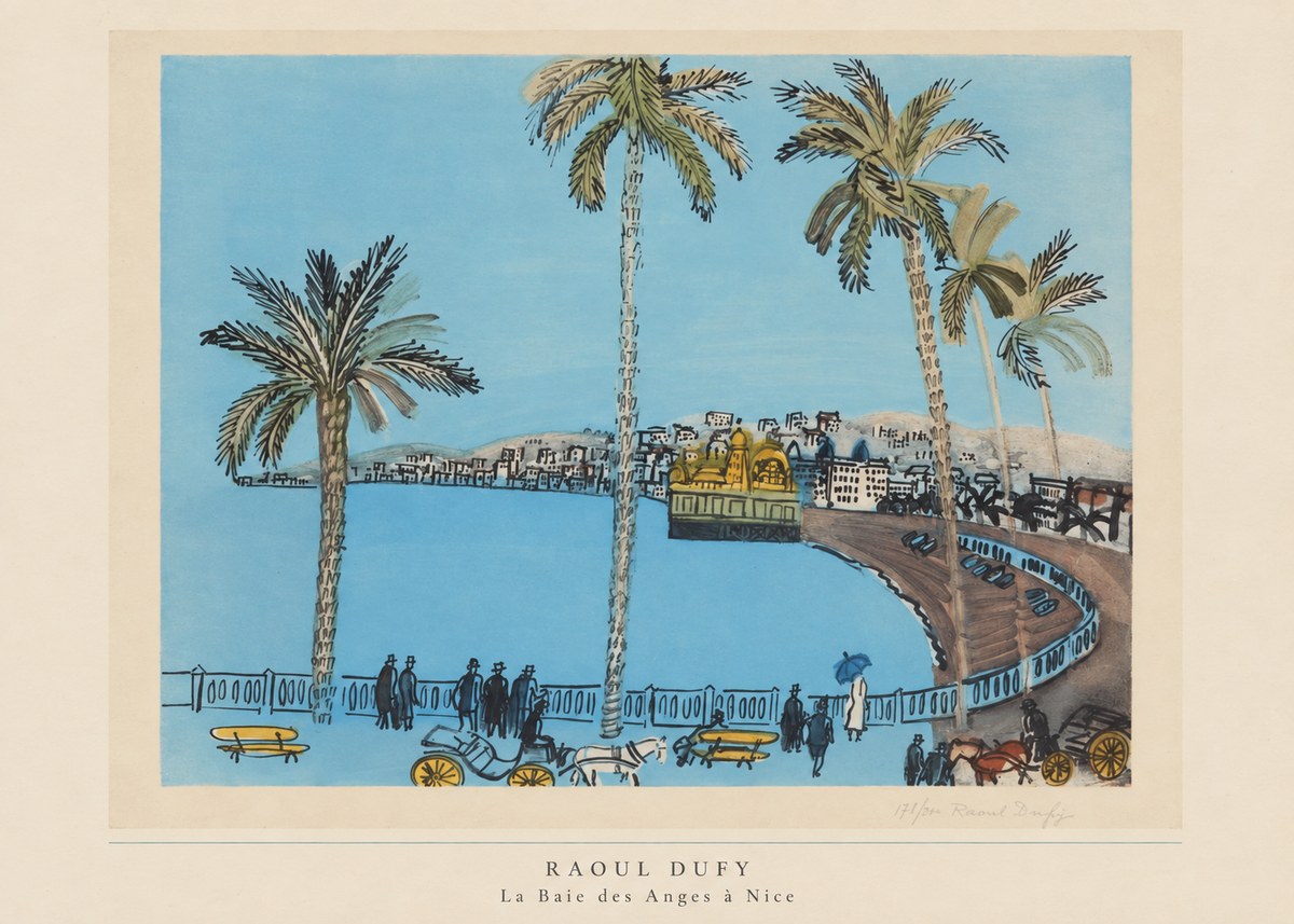 Raoul Dufy La Baie Des Anges À Nice No6 - Plakát
