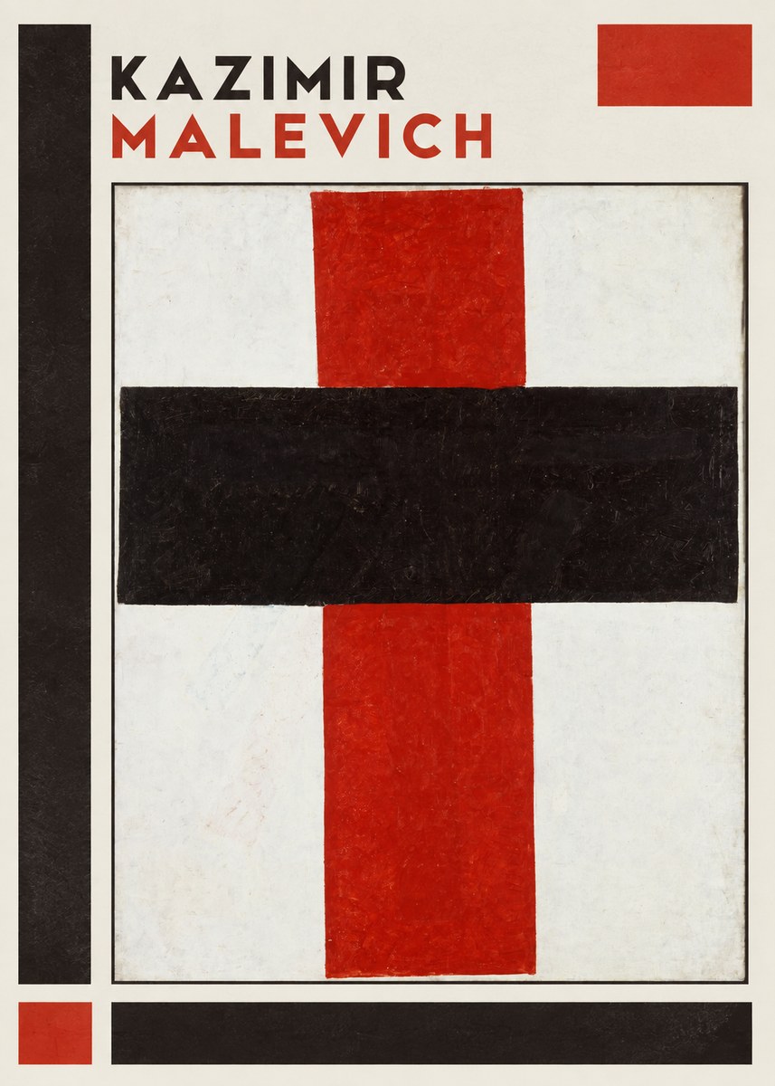 Kazimir Malevich Suprematist Composition I No1 - Plakát