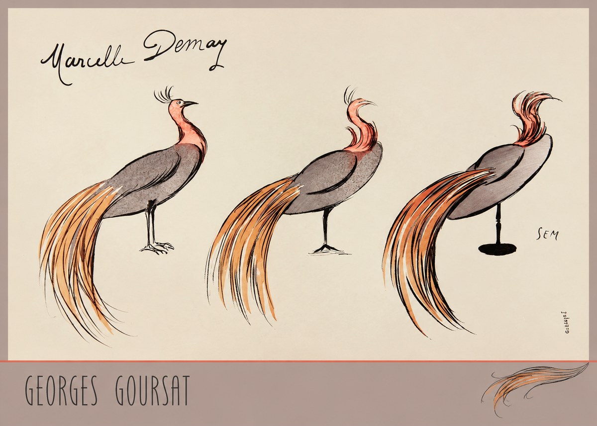 Georges Goursat Marcelle Demay No2 - Plakát