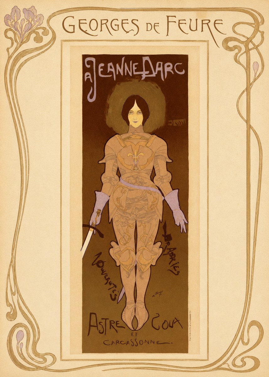 Georges de Feure Jeanne D'arc No1 - Plakát