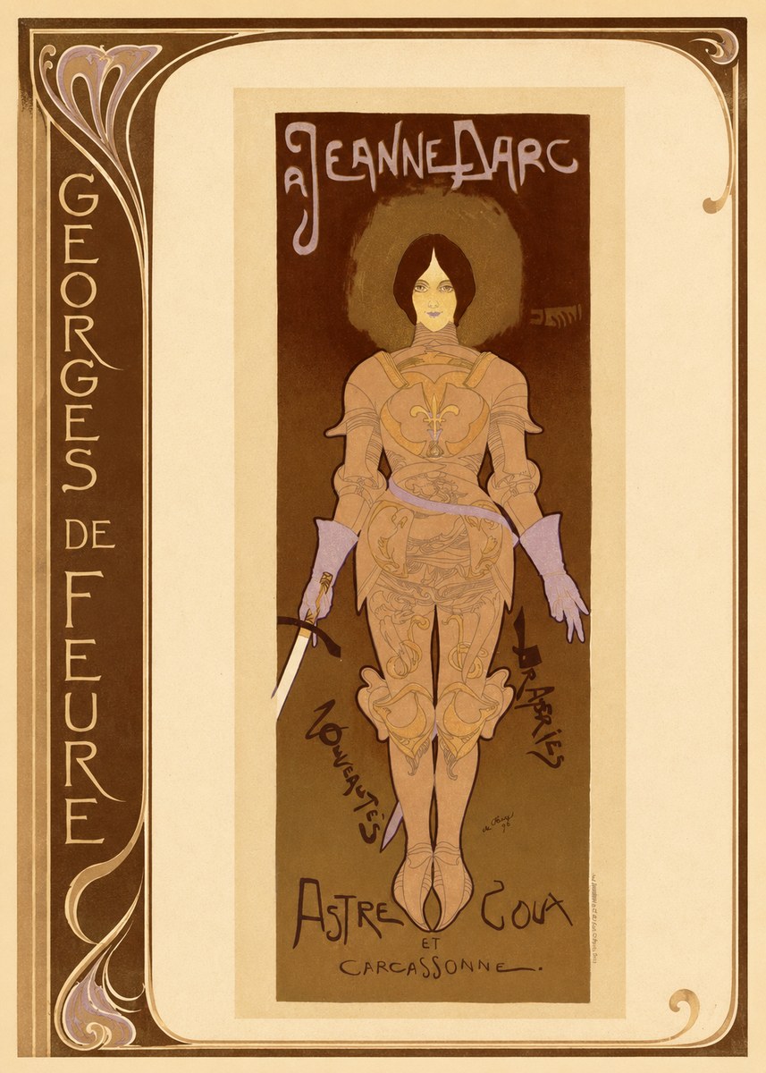 Georges de Feure Jeanne D'arc No2 - Plakát