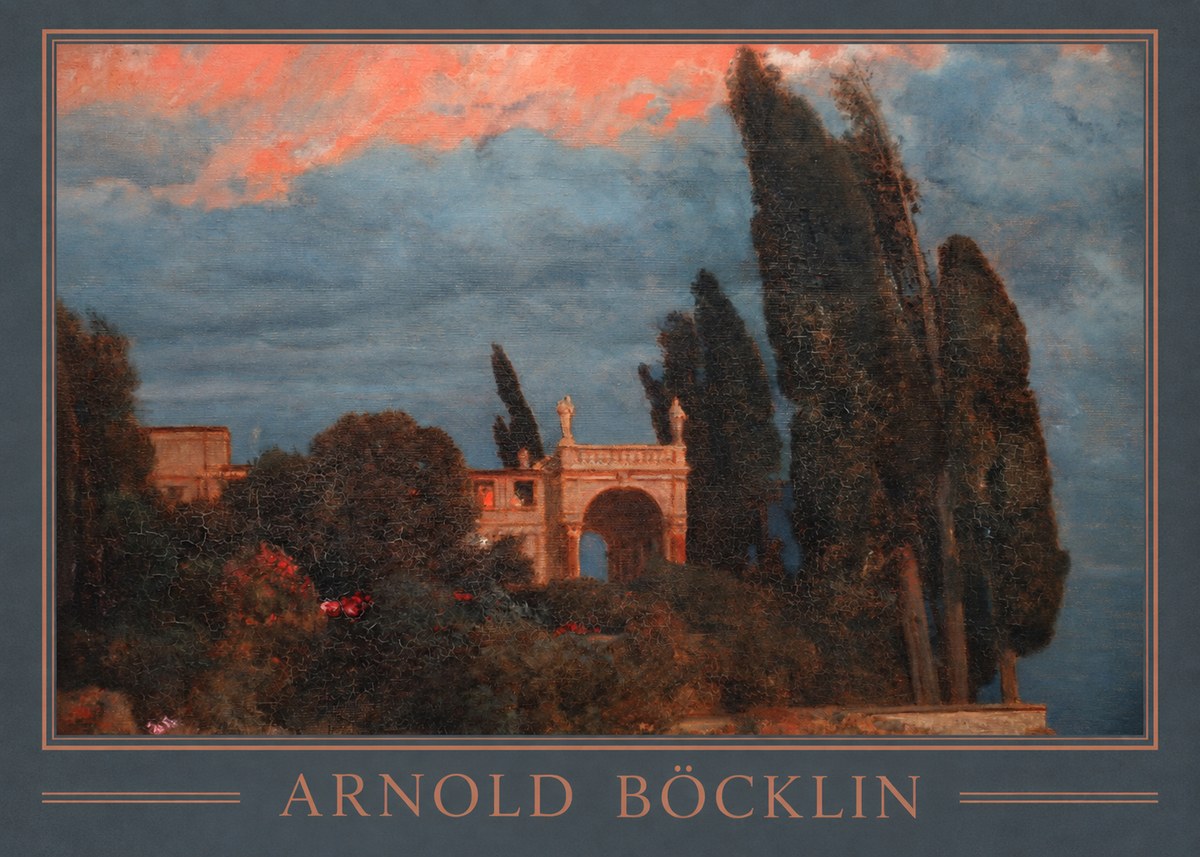 Arnold Böcklin Roman Villa No1 - Plakát