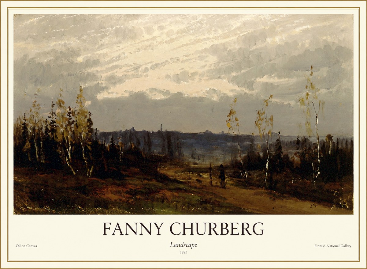 Fanny Churberg Landscape No1 - Plakát