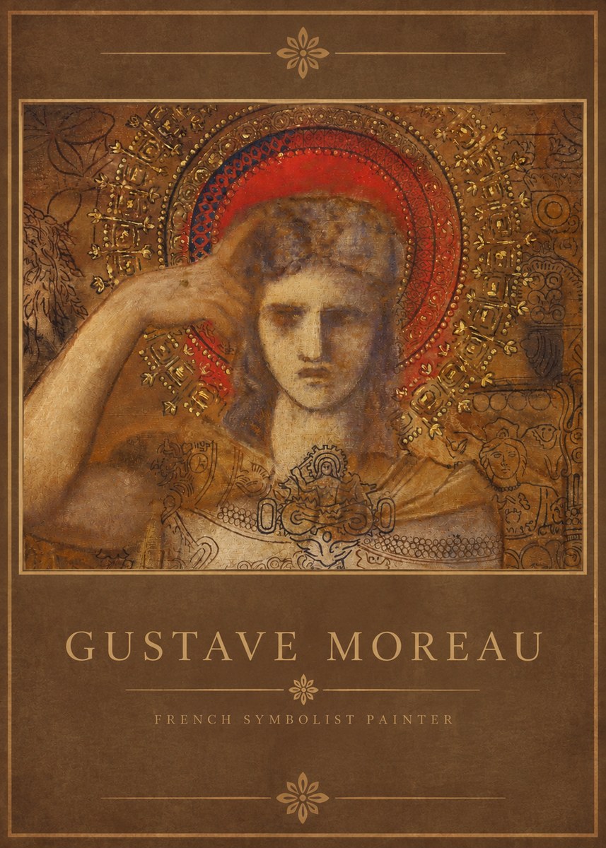 Gustave Moreau L'apparition II No2 - Plakát