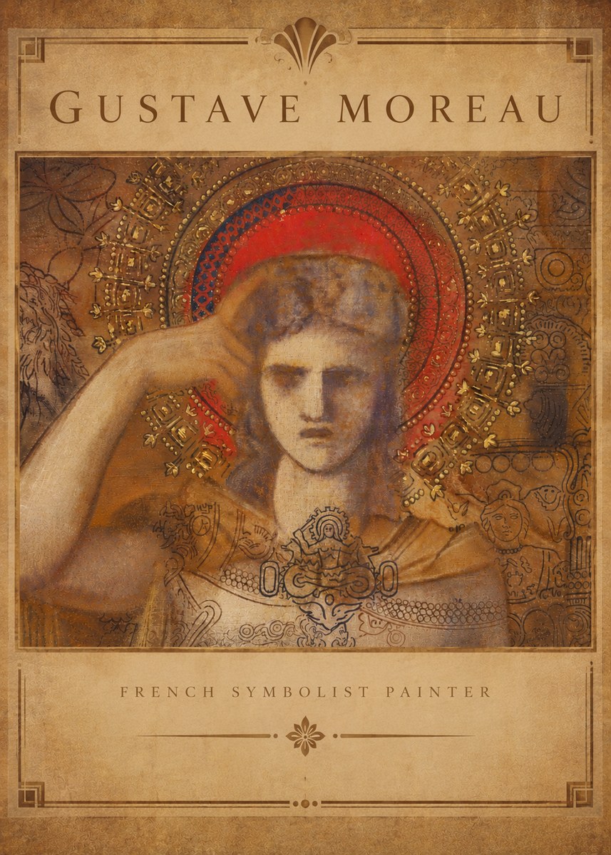Gustave Moreau L'apparition II No5 - Plakát