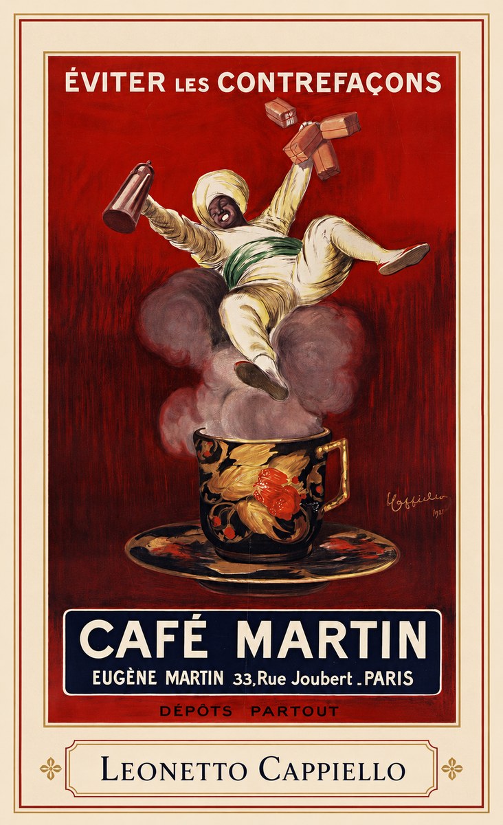 Leonetto Cappiello Café Martin No1 - Plakát