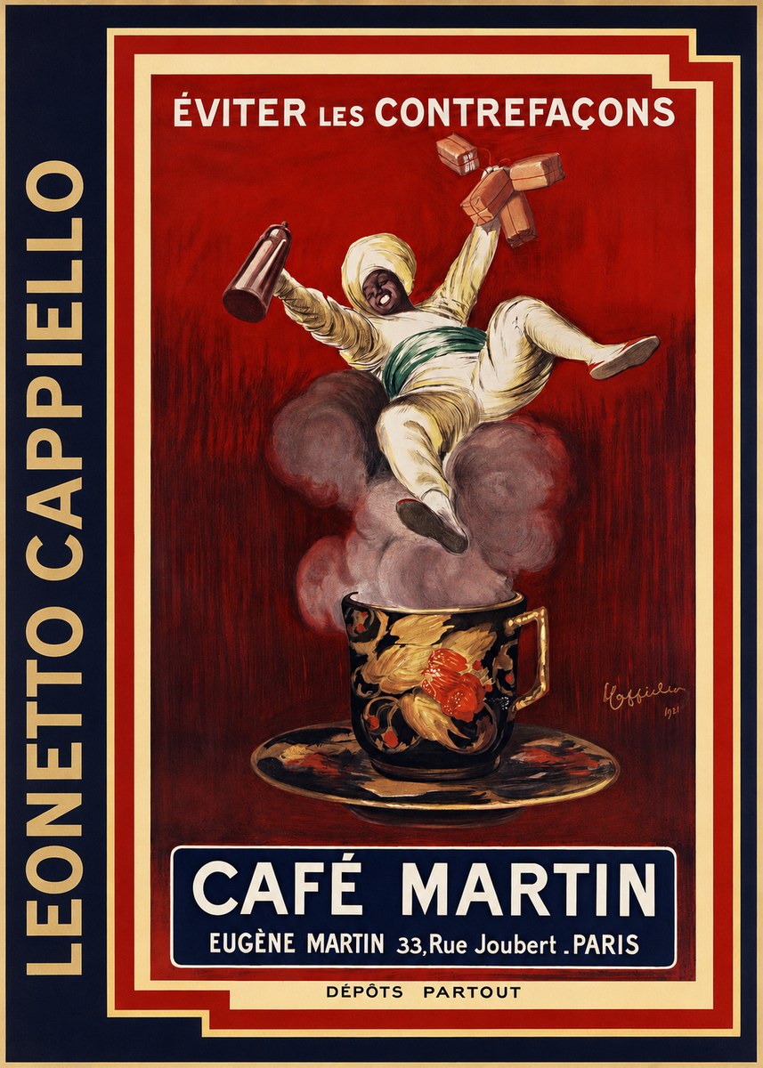 Leonetto Cappiello Café Martin No2 - Plakát