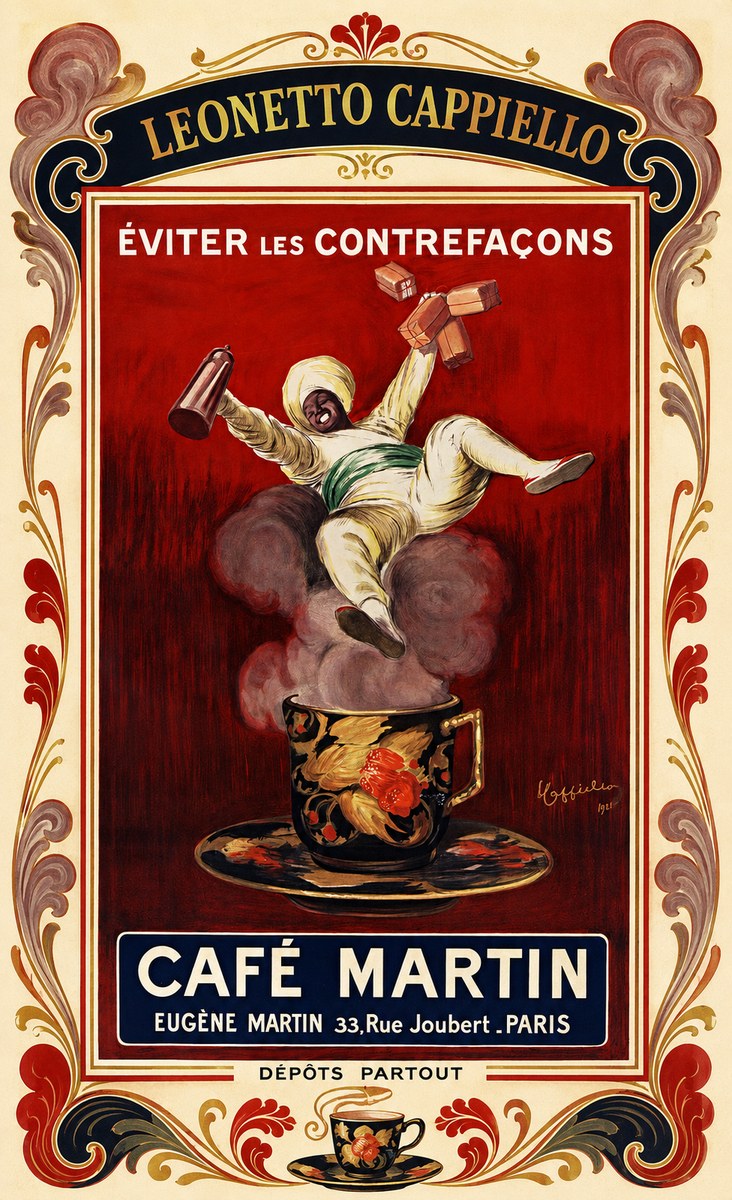 Leonetto Cappiello Café Martin No3 - Plakát