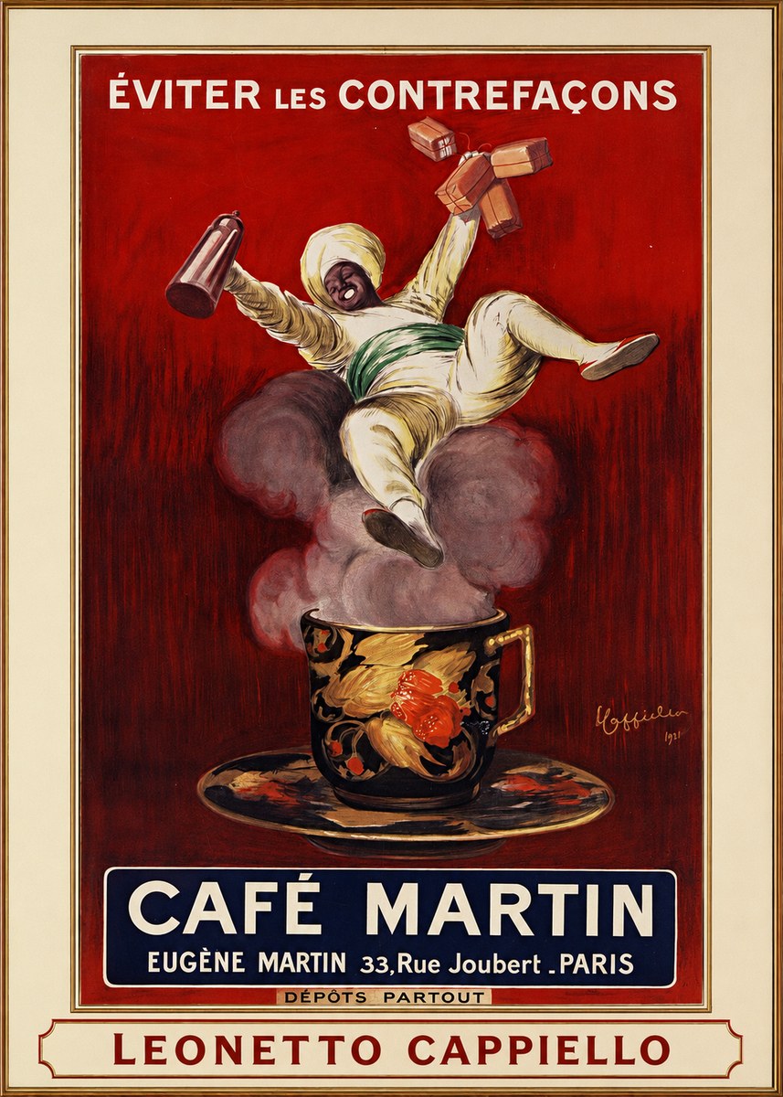 Leonetto Cappiello Café Martin No5 - Plakát
