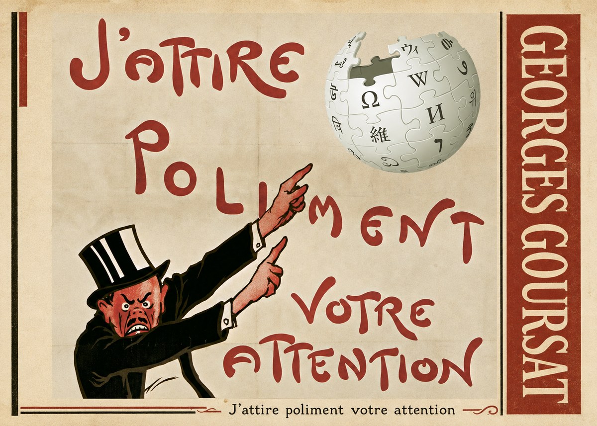 Georges Goursat J'attire Poliment Votre Attention No2 - Plakát