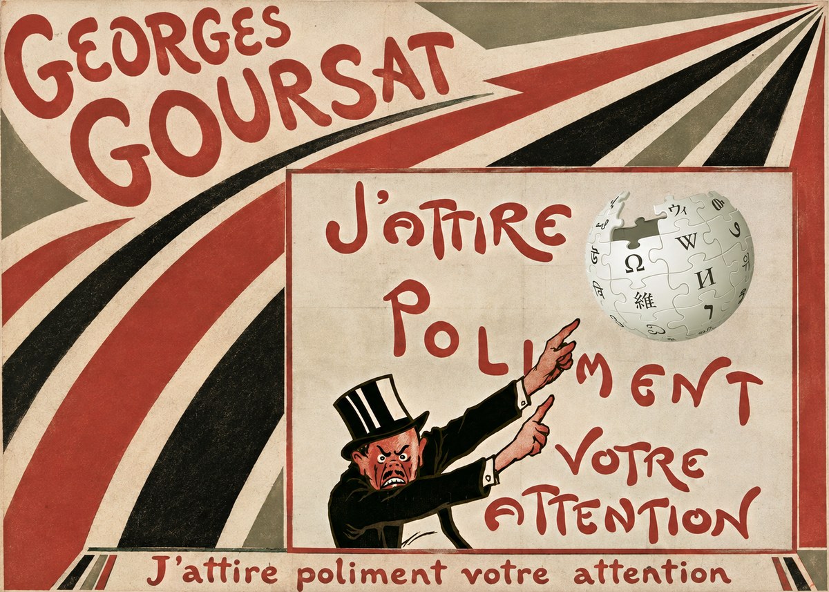 Georges Goursat J'attire Poliment Votre Attention No5 - Plakát