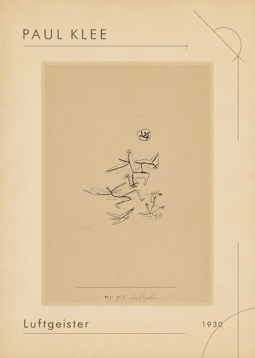 Paul Klee Luftgeister No1 - Plakát
