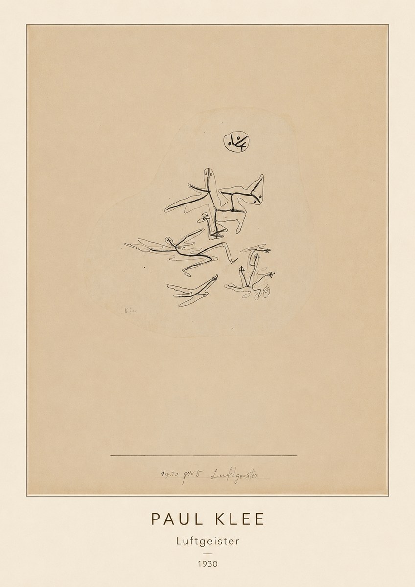 Paul Klee Luftgeister No3 - Plakát